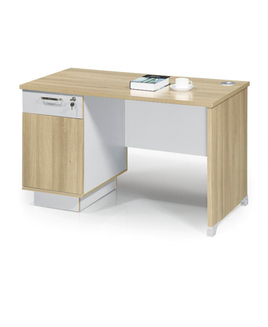 Ken 1.4m Office Desk at Home Work Desk 140Lx70Dx77Hcm