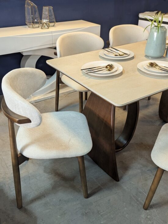 APERITIVO Designer Luxury Dining Table 7pcs Set
