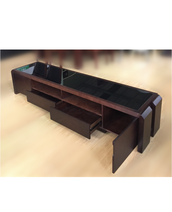 Ares TV Stand Dark Brown 200Lx45Dx39Hcm Special