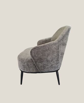 aura accent chair gray